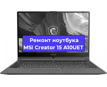 Апгрейд ноутбука MSI Creator 15 A10UET в Нижнем Новгороде